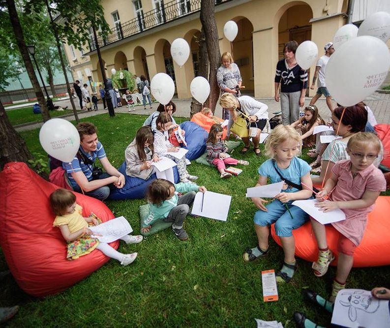 Festival of children’s books in the open air