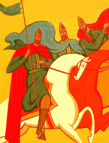 Exhibition of graphics by Vasily Volkov “Based on the Russian heroic epic”