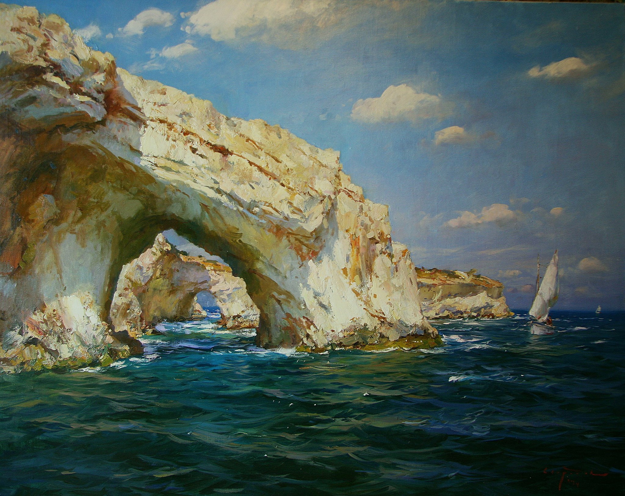 Exhibition of Sergei Sviridov «Here, by the Sea»