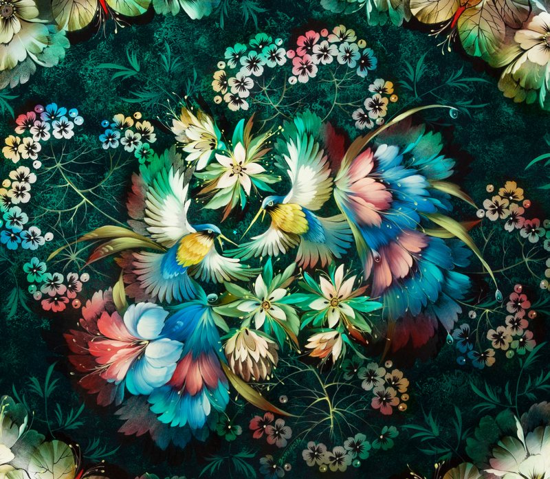 Marina Domnikova’s exhibition «Flowers and Birds»