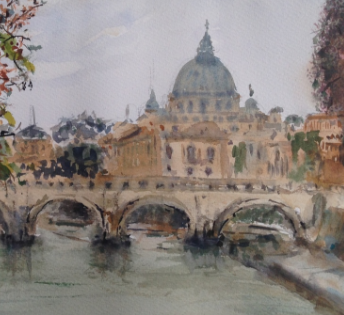 Exhibition “Watercolor Rome”
