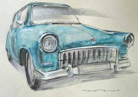 Course «Retro-sketch: Moscow of the 60th»