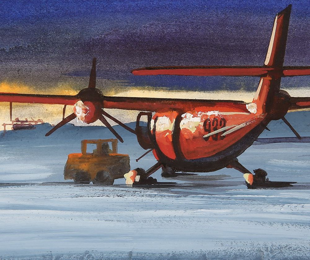 Exhibition of drawings by Oleg Katorgin «The Year of Antarctica»