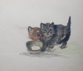 Выставка Андрея Шепеля «Двуглавому котёнку не суждено далеко уйти»
